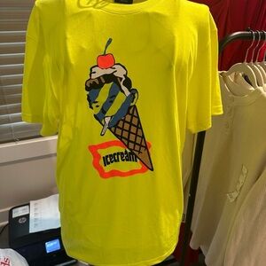 Icecream Yellow Short Sleeve Tee
